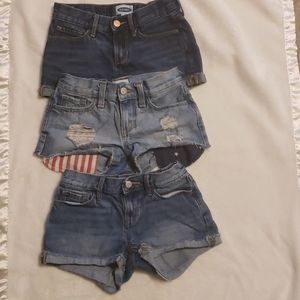 girls size 8 old navy jean shorts (3)